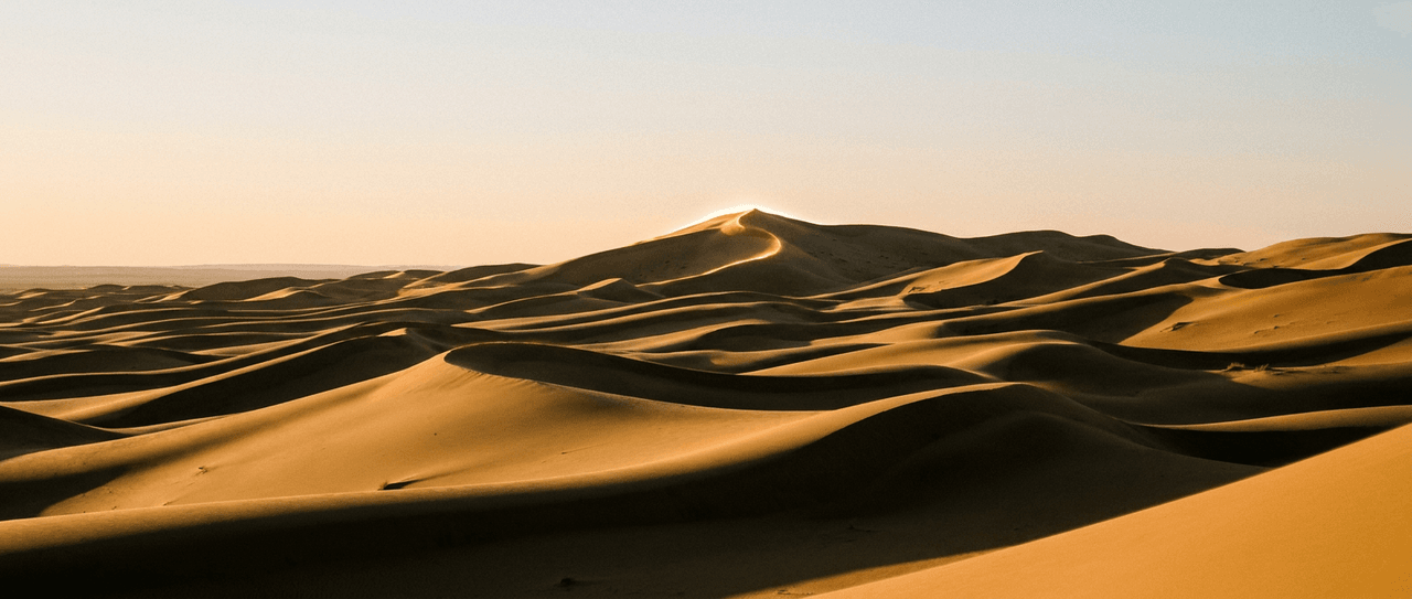 Desert dune ridgelines