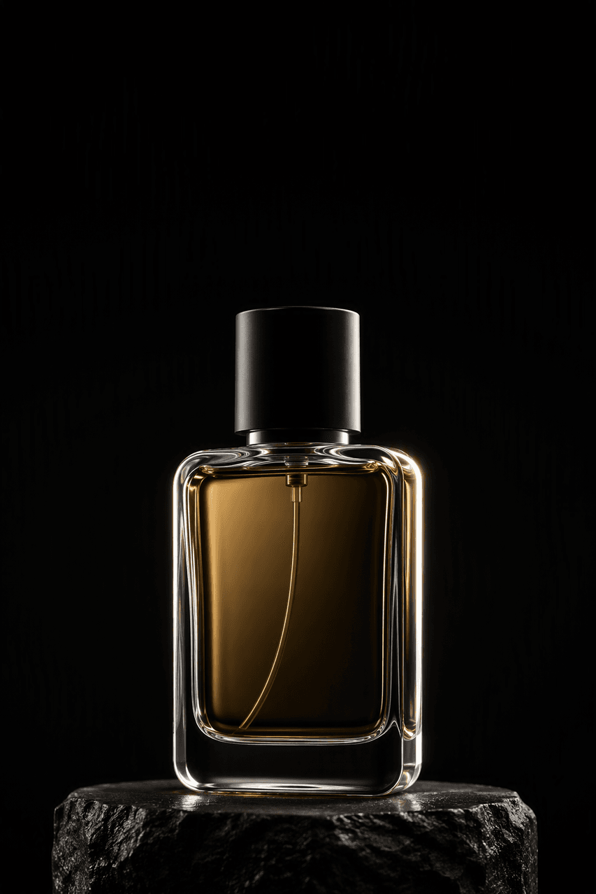 Perfume bottle hero shot